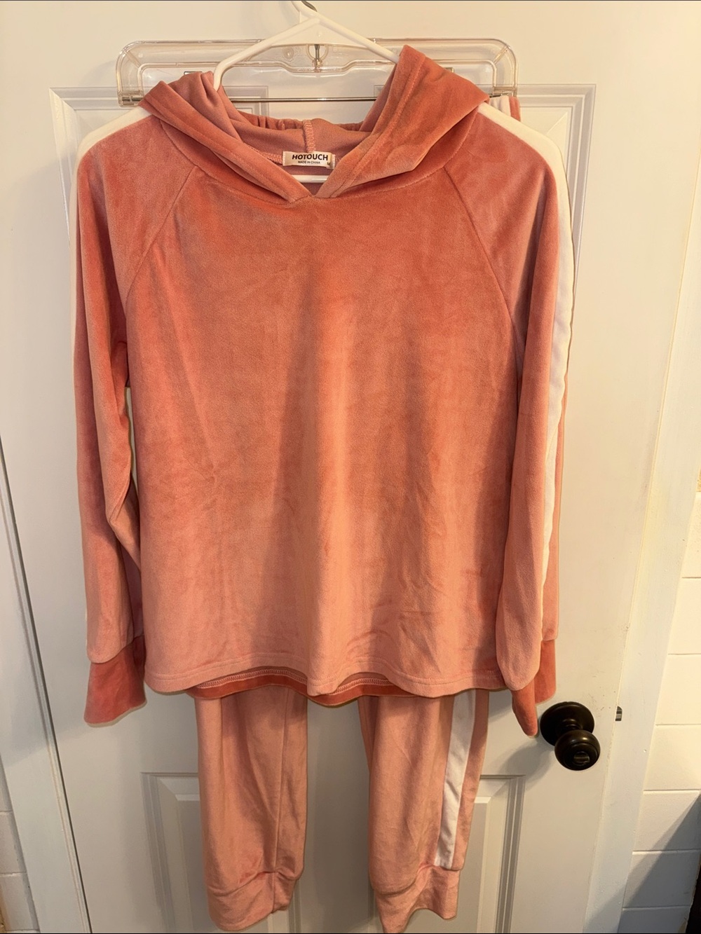 Pink Velvet Matching Set